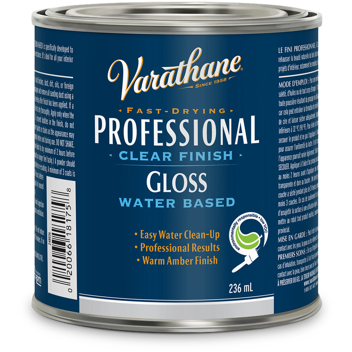 Varathane® Professional Finish, 236 ml, Clear, Gloss