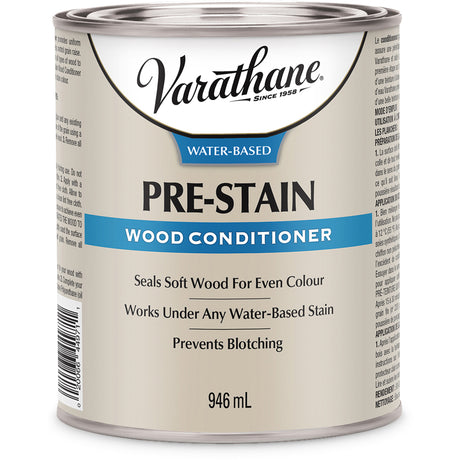 Varathane® Premium Water-Based Wood Conditioner, 946 ml, Clear, Transparent