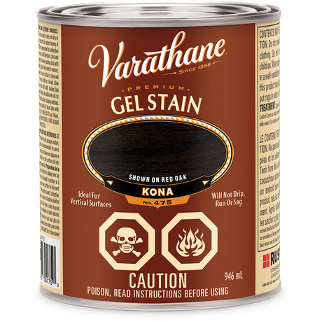 Varathane® Premium Gel Stain, 946 ml, Kona