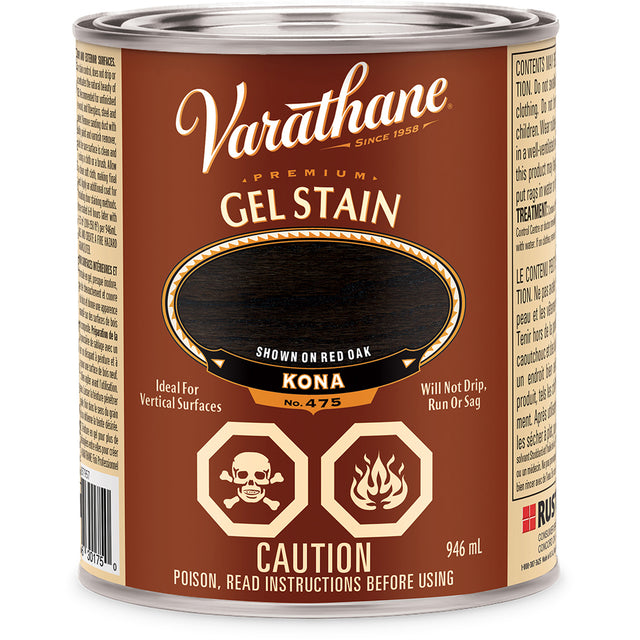 Varathane® Premium Gel Stain, 946 ml, Kona