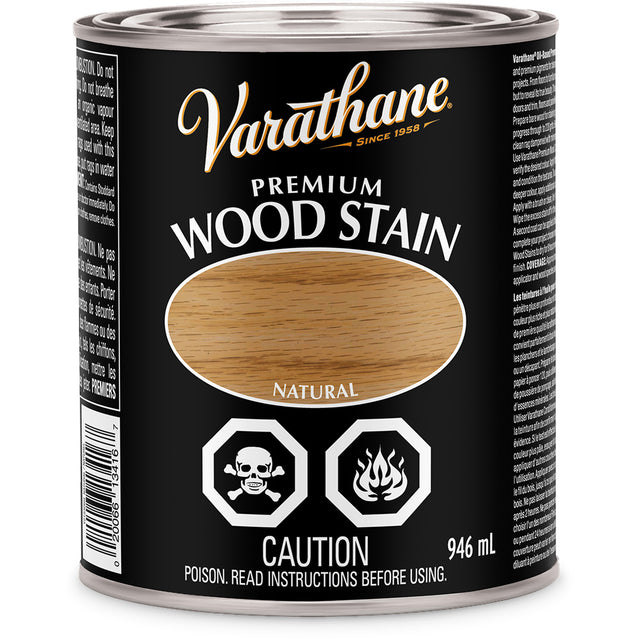 Varathane® Premium Wood Stain, 946 ml, Natural