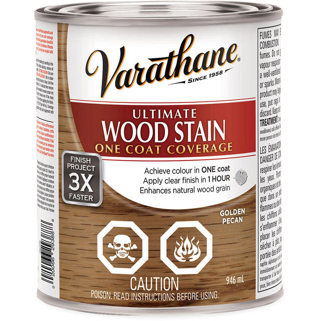 Varathane® Ultimate Wood Stain, 946 ml, Golden Pecan