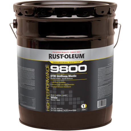 9800 System DTM Urethane Mastic, 5 gal., White, High-Gloss