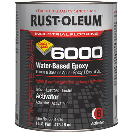 Concrete Saver 6000 System Activator, 0.125 gal., Water-Based, High-Gloss, White