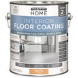 Home Interior Floor Coating System Top Coat, 3.78 L, Water-Based, Matte, Clear