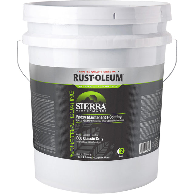 Sierra Performance™ S40 Floor Coating Base Component, 5 gal., Water-Based, High-Gloss, Grey
