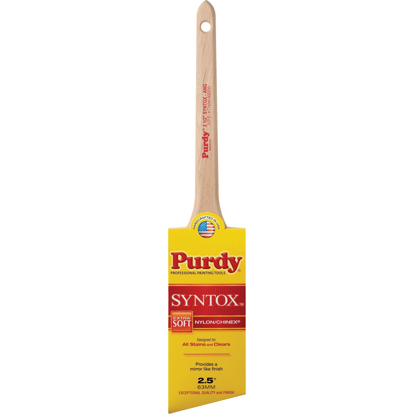 Ultra Finish Paint Roller Cover, Synthetic, Wood Handle, 2-1/2" Width