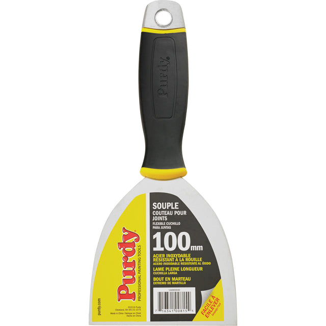 Premium Flexible Joint Knife, Stainless Steel Blade, 4" Wide, Plastic Handle