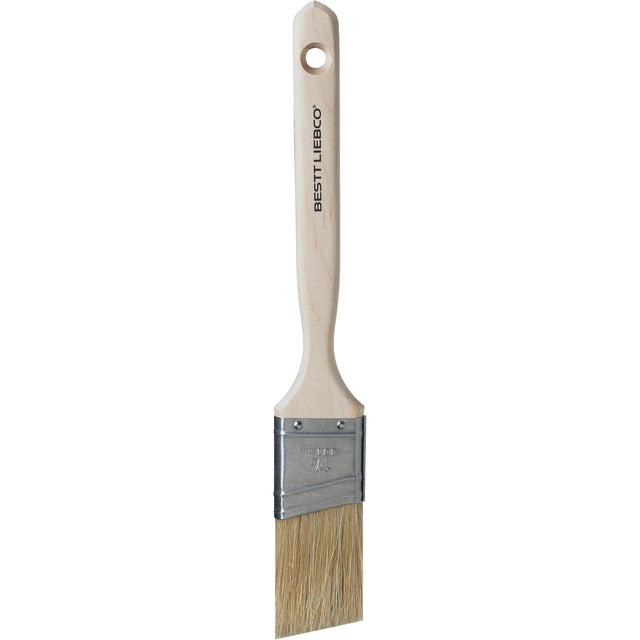 Master Angle Sash Paint Brush, White China, Wood Handle, 1-1/2" Width