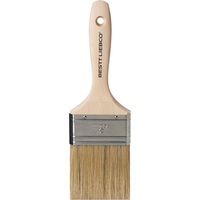Master Trim & Wall Paint Brush, White China, Wood Handle, 3" Width