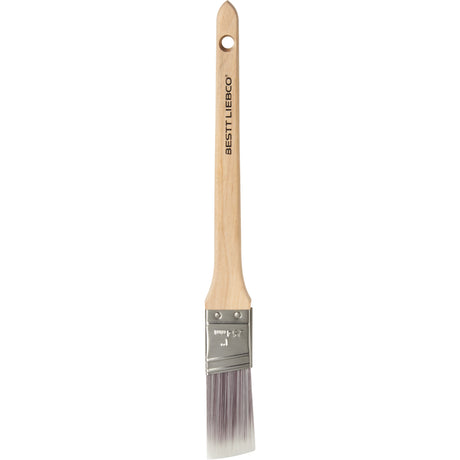 Master Angle Cut-In Paint Brush, Poly/Nylon, Wood Handle, 1" Width