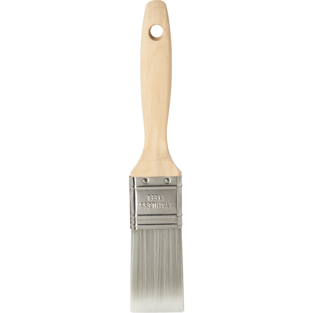 Master Trim Paint Brush, Poly/Nylon, Wood Handle, 1-1/2" Width
