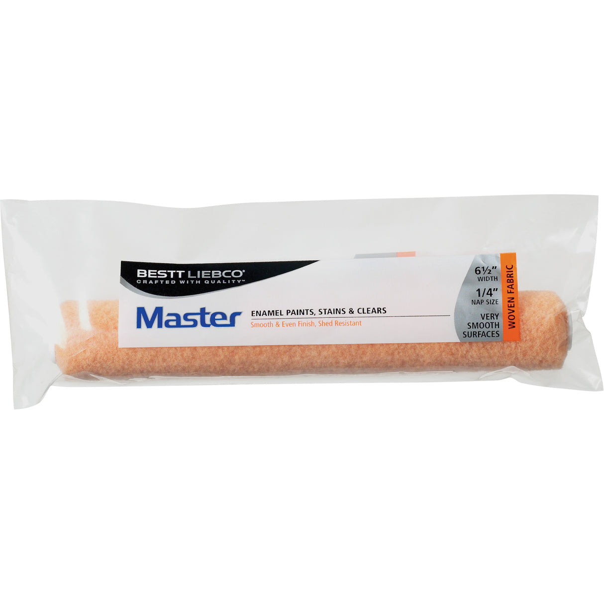 Master Enameler Paint Roller Cover, 6 mm (1/4") Nap, 165.1 mm (6-1/2") L