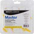 Master Yellow Stripe Mini Rollers, 10 mm (3/8") Nap, 101.6 mm (4") L