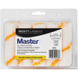 Master Yellow Stripe Mini Rollers, 13 mm (1/2") Nap, 101.6 mm (4") L