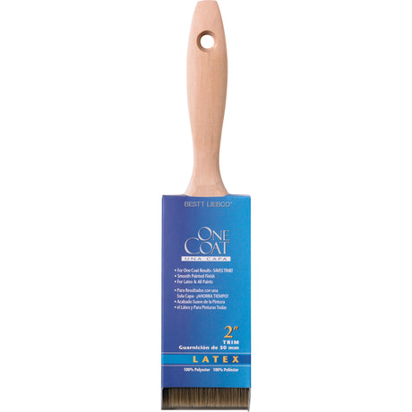 One Coat™ Trim & Wall Paint Brush, Polyester, Wood Handle, 2" Width