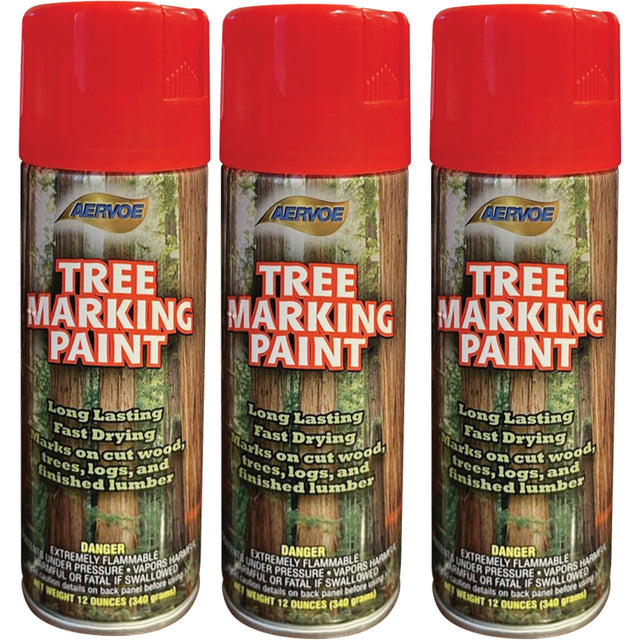 Aervoe 690 Fluorescent Tree Marking Paint, Aerosol Can