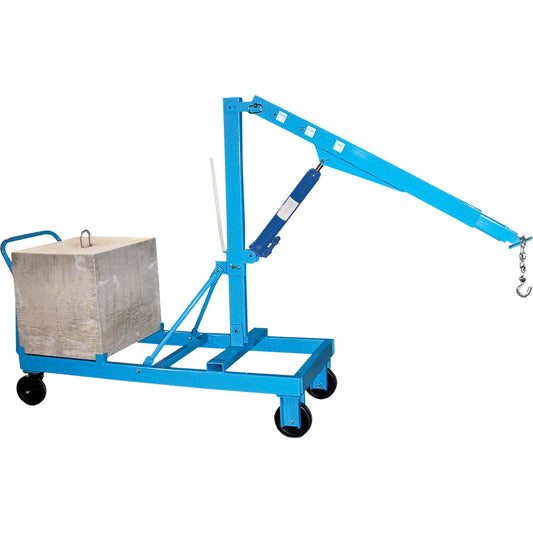 Floor Cranes - Reverse Boom, 8' Lift, 2000 lbs. (1 tons), 57" Arm, 78" H