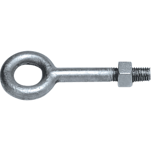 Eye Bolts, 1/2" Dia., 8" L, Galvanized, 2200 lbs. (1.1 tons) Capacity