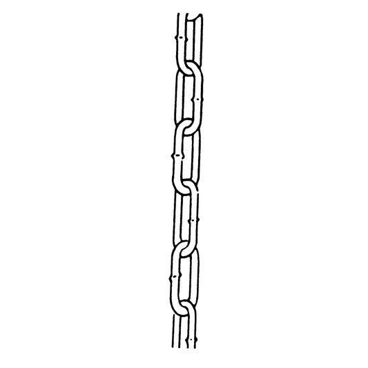 Chains, Carbon Steel, 3/8" x 75' (22.9 m) L, Grade 40, 5400 lbs. (2.7 tons) Load Capacity