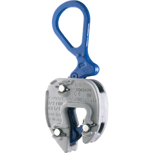 GX Lifting Clamps, 6000 lbs. (3 tons) Working Load Limit, 1/16" - 1" Jaw Opening