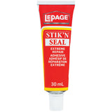 LePage Stik'n Seal Extreme Repair Adhesive, Clear, 30 ml Tube, Pack of 1 LePage