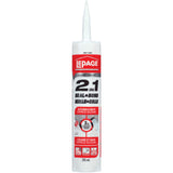 LePage® 2in1 Seal & Bond Sealant - Indoor Caulking for Kitchen, Bathroom Sink & Shower, Flexible & Water Resistant - 295 ml Cartridge, Clear, 1 Pack LePage