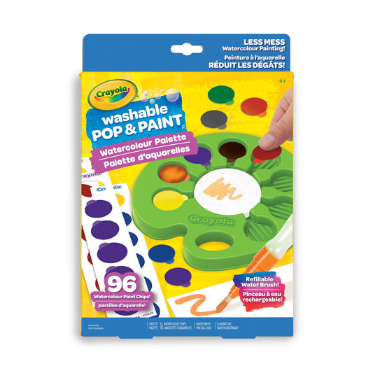 Crayola  Washable Pop & Paint Watercolour Palette