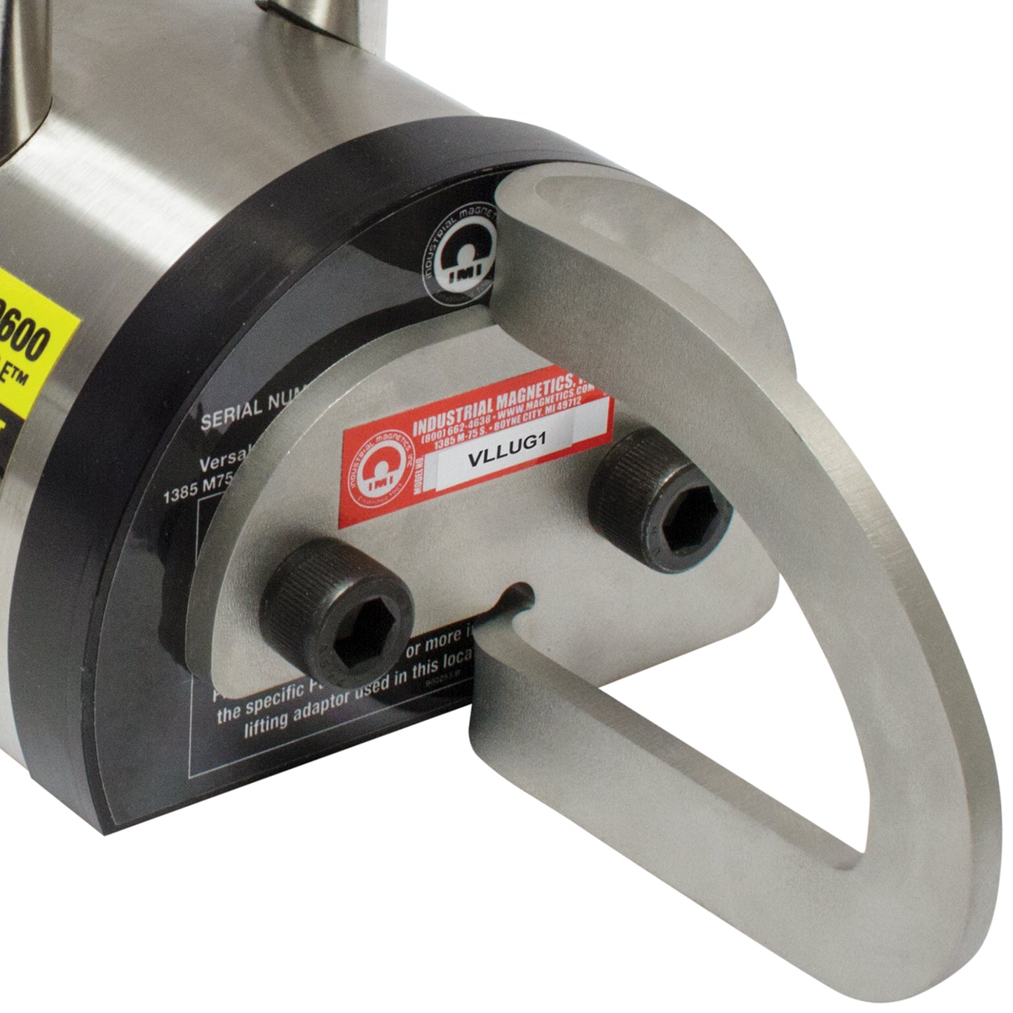 Vertical Lift Lug Adaptor For Versalift™ Magnets, 1200 lbs. (0.6 tons) Holding Cap., 3" L x 3" W x 3" H