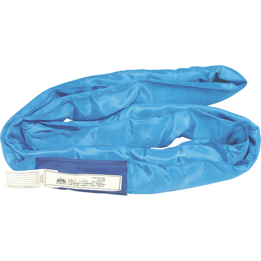 Round Slings, Blue, 4" W x 10' L, 23000 lbs. Vertical Load