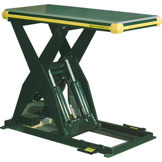 Hydraulic Backsaver Scissor Lift Table, Steel, 24" W x 48" L, 4000 lbs. Capacity