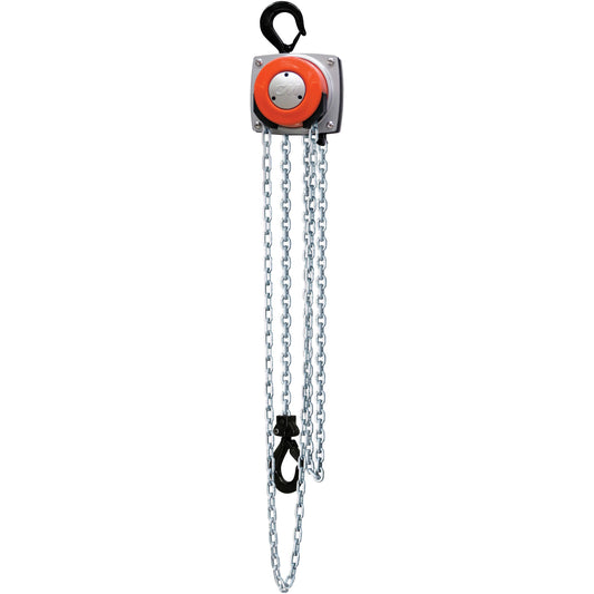 Hurricane 360° Chain Hoist, 15' Lift, 6000 lbs. (3 tons) Capacity, Steel Chain