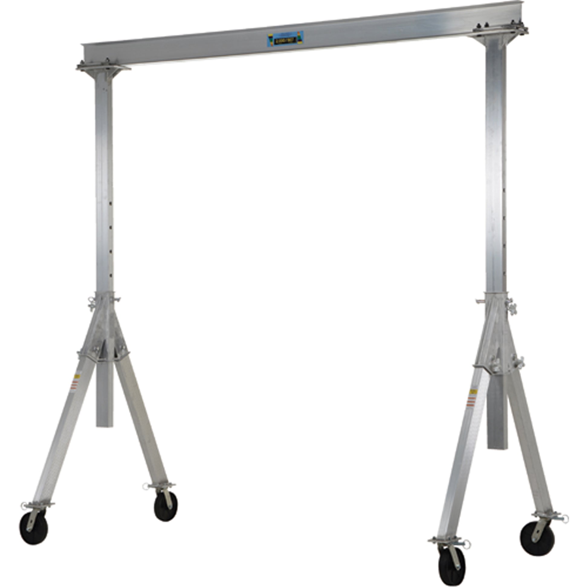 Adjustable Height Gantry Crane, 8' L, 2000 lbs. (1 tons) Capacity