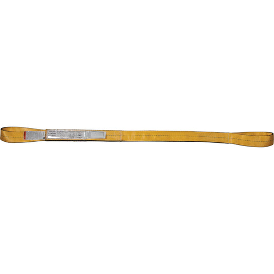 Nylon Slings, Single Ply, Double Eye, Type 3, 1" W x 8' L, 1600 lbs. Vertical Load Limit