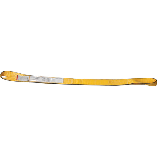 Nylon Slings, Single Ply, Twisted Eye, Type 4, 3" W x 8' L, 4700 lbs. Vertical Load Limit