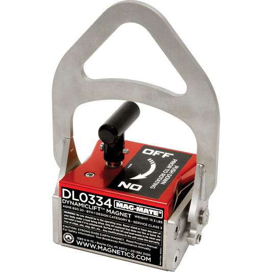 Dynamic Lift™ Magnets, 334 Holding Cap., 6-1/2" L x 4" W x 9-1/4" H