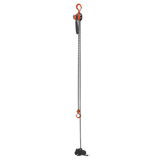 Mini Lever Hoist, 15' Lift, 500 lbs. (0.25 tons) Capacity, Steel Chain