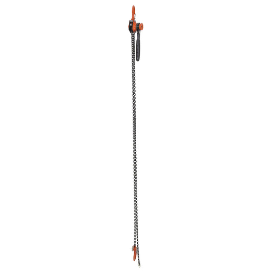 Mini Lever Hoist, 10' Lift, 1000 lbs. (0.5 tons) Capacity, Steel Chain