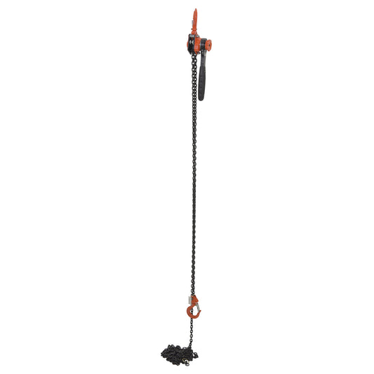 Mini Lever Hoist, 20' Lift, 1000 lbs. (0.5 tons) Capacity, Steel Chain