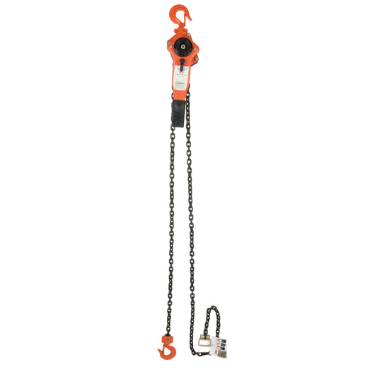 Lever Chain Hoist, 10' Lift, 3000 lbs. (1.5 tons) Capacity, Alloy Steel Chain