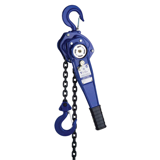 Lever Hoist, 5' Lift, 3000 lbs. (1.5 tons) Capacity, Grade 80 load chain Chain