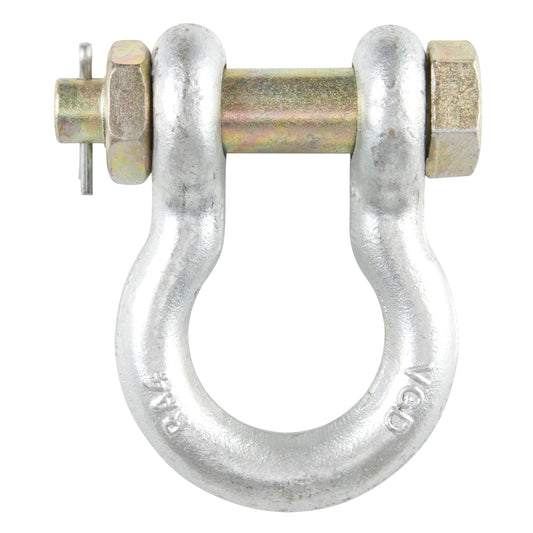Bolt Type Anchor Shackle, 1", Bolt Type, Hot Dip Galvanized