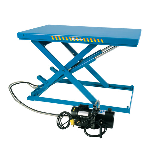 LoProfile™ Electric-Hydraulic Scissor Lift Table, Steel, 51" L x 24" W, 2200 lbs. Capacity