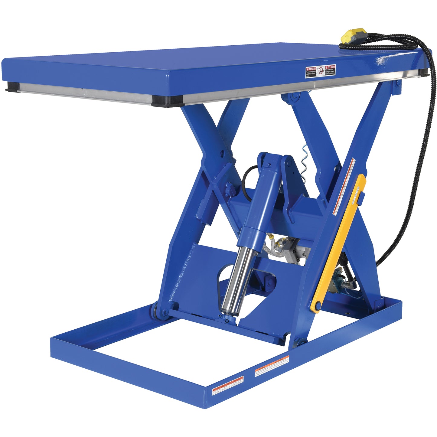 Hydraulic Scissor Lift Table, Steel, 60" L x 30" W, 3000 lbs. Cap.