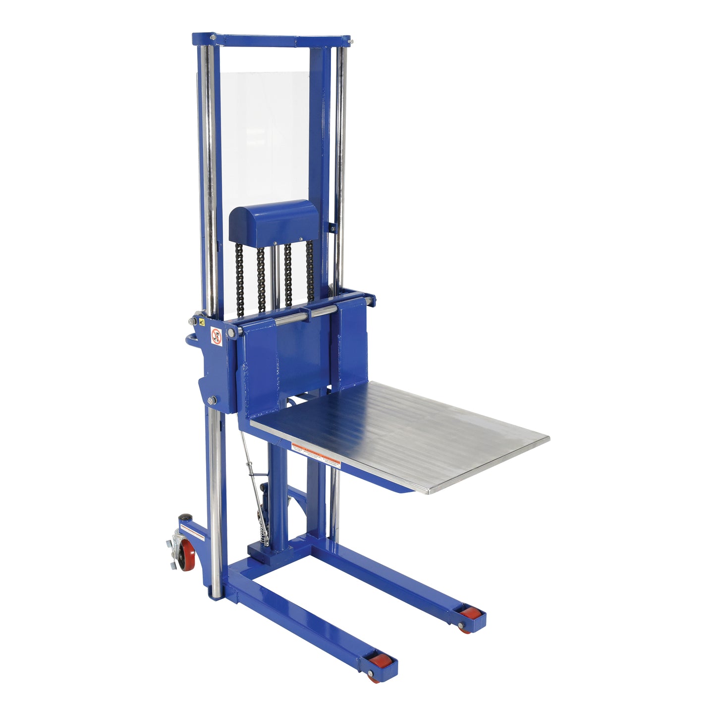 Hefti-Lift Load Stacker, Foot Pump Operated, 1500 lbs. Capacity, 63" Max Lift