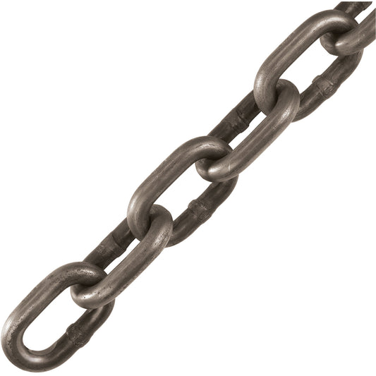 Straight Link Chain, Low Carbon Steel, 5/16" x 550' (152.4 m) L, Grade 30, 1900 lbs. (0.95 tons) Load Capacity