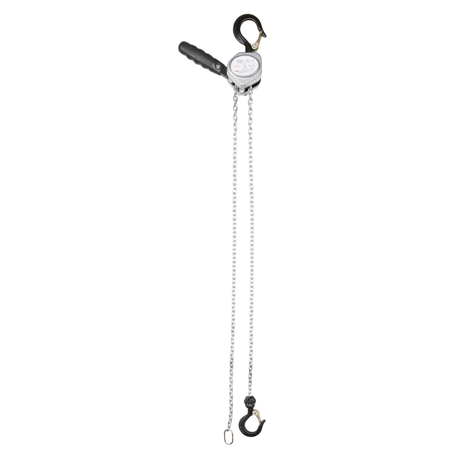 Mini Lever Hoist, 5' Lift, 500 lbs. (0.25 tons) Capacity, Zinc Plated Chain