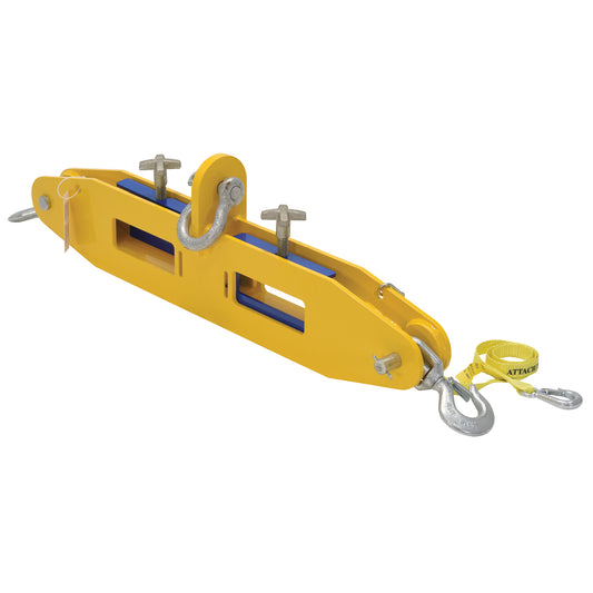 Forklift Lifting Beam, 7" x 2-1/2" Fork Pocket