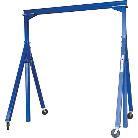Adjustable Steel Gantry Crane, 10' L, 2000 lbs. (1 tons) Capacity