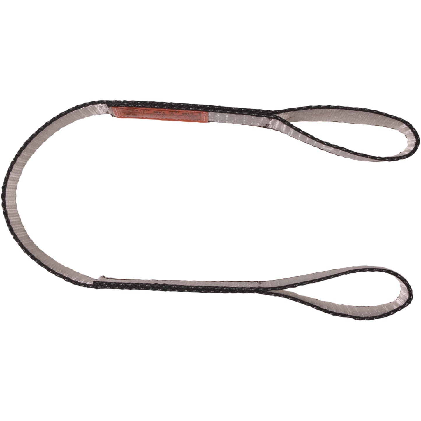 Polyester Web Sling, Double Ply, Double Eye, Type 3, 1" W x 4' L, 3100 lbs. Vertical Cap.